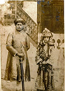 Bahadur Yar Jung with brother at his wedding