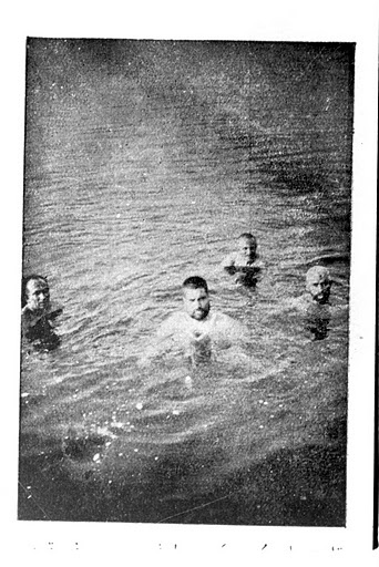 Swimming with friends